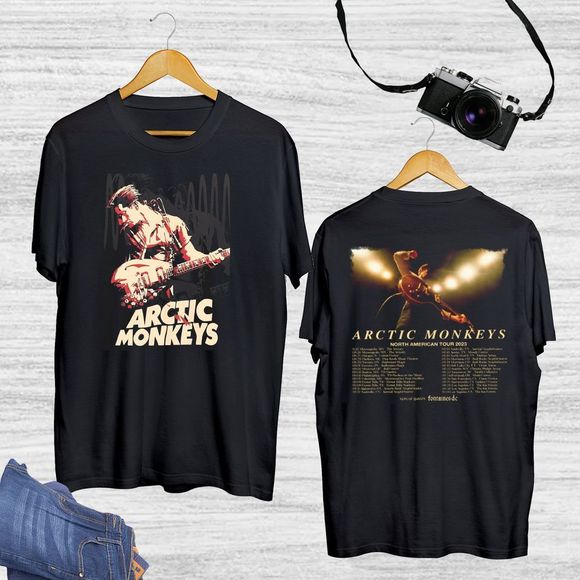 Arctic Monkeys North American Tour Tshirt 1 Shirt 2 Sided 1 Shirt - Picture 1 of 4